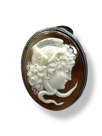 Broche Mandile 1922 Mujer Cammei antichi in Plata Conchiglia 2MCICMMAU7 - 2MCICMMAU7